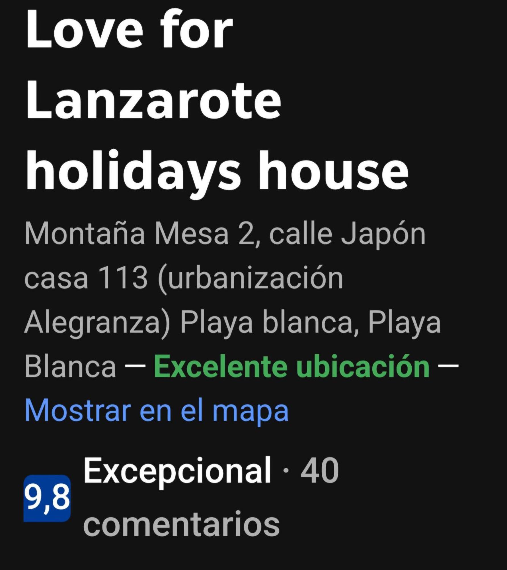 Love For Lanzarote Holidays House Playa Blanca  Zewnętrze zdjęcie
